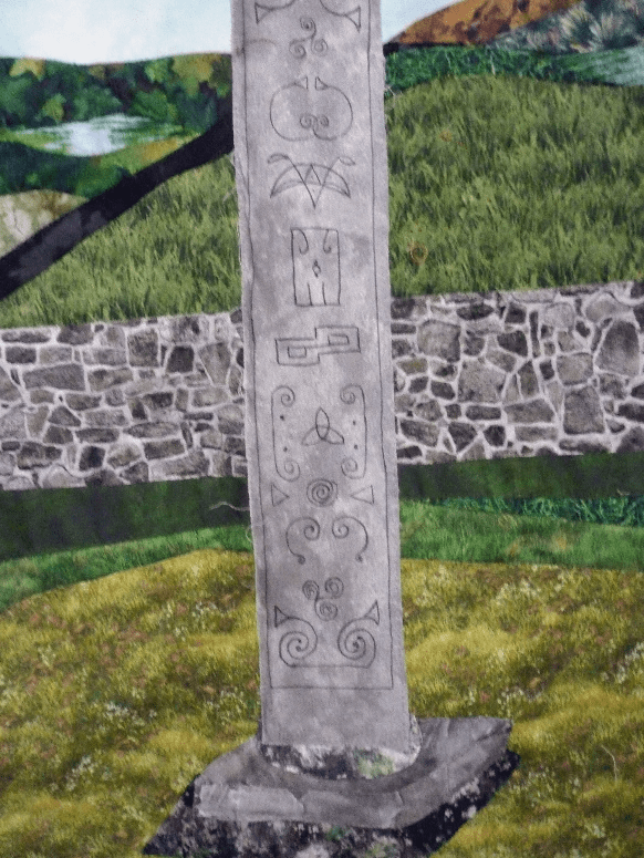 Pictish designs on the foot of the Kildalton High Cross Quilt