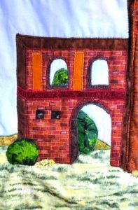 Creating a quilt of Arbroath Abbey