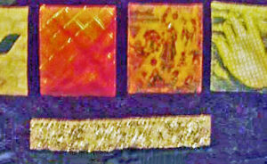 Jeweled quilt border