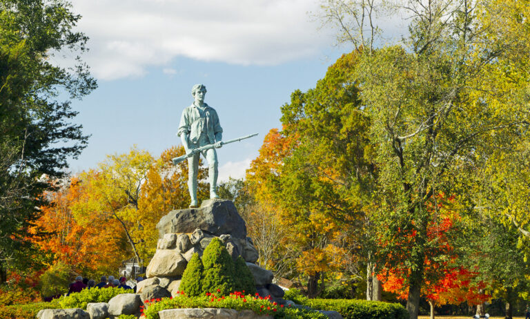 Minuteman Statue on Lexington Green