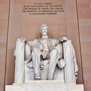 The Lincoln Memorial in Washington D.C.