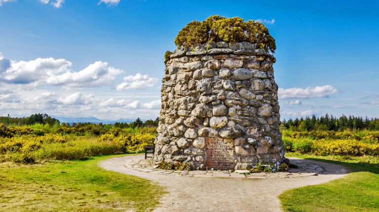 Memorial Cairn on Culloden Field