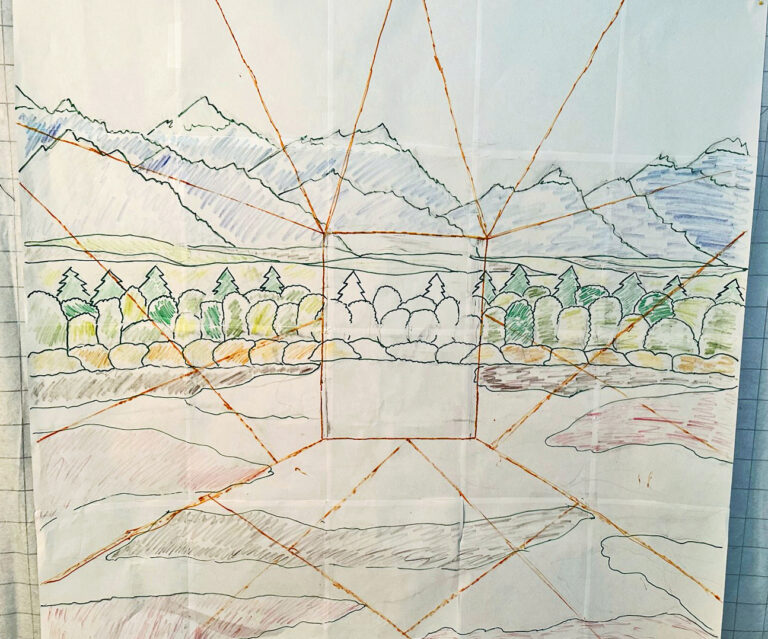 Culloden sketch fractured