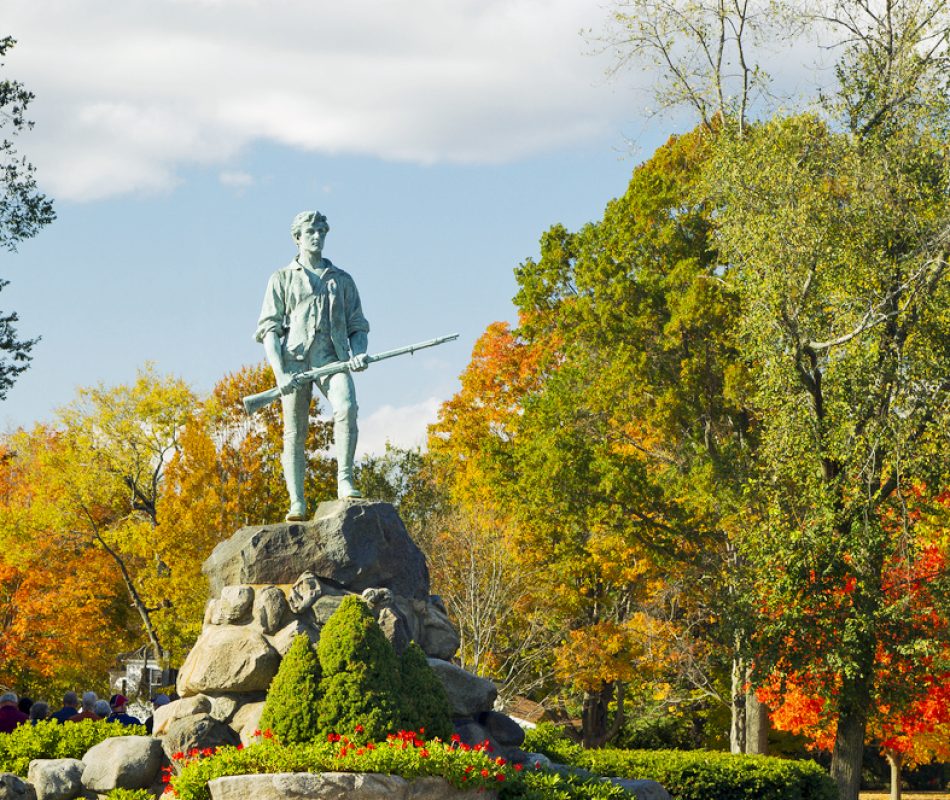 Minuteman Statue on Lexington Green