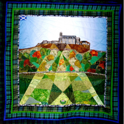 Quilt of Stirling Castle below the Scottish Salter