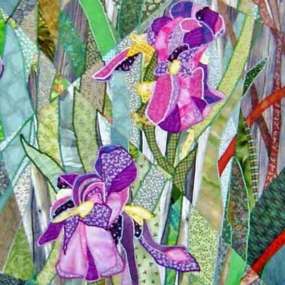 Close-Up Of Iris Quilt